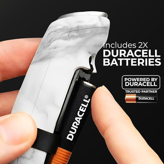 Zulay Kitchen Patented Tornado Triple Whisk Milk Frother with 4 Duracell Batteries – Handheld Foam Maker for Coffee, Lattes, Matcha & Hot Chocolate – Rich, Creamy Froth in Seconds
