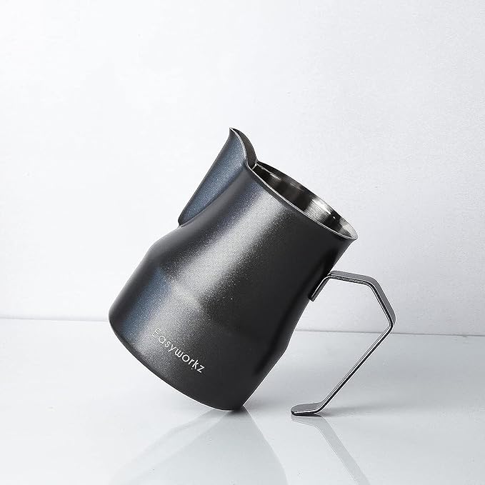 Easyworkz Espresso Steaming Pitcher Stainless Steel 15 oz Coffee Frothing Picther Milk Jug Cappuccino Latte Art Cup