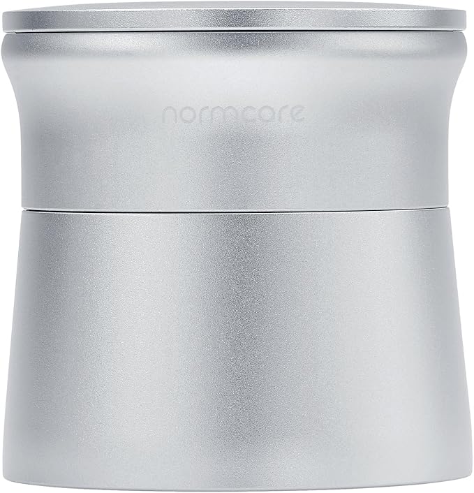 Normcore 58mm 2-in-1 Magnetic Dosing Cup, Espresso Dosing Funnel with Portafilter Dosing Cup, Barista Coffee Grinder Dosing Tools Fit 58 mm Basket, Silver