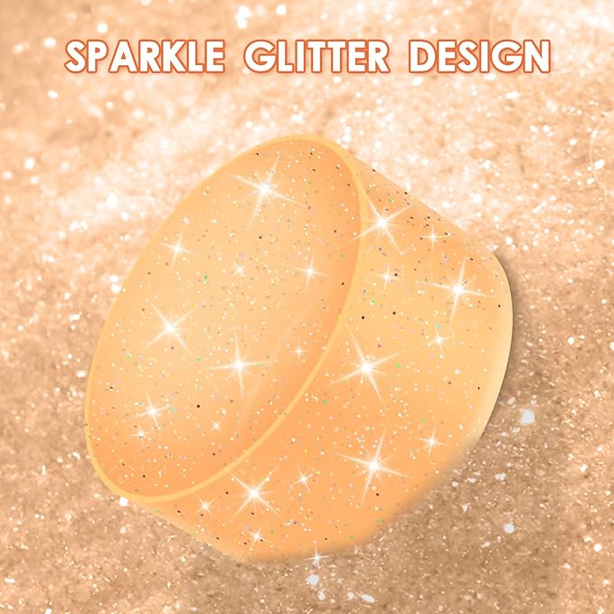 Protective Glitter Silicone Boot Compatible with Owala 24oz 32oz 40oz, Bling Cup Sleeve Bottom Bumper Cover Compatible with Owala FreeSip, Twist, or Flip Stainless Steel Water Bottles