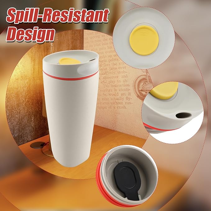 Replacement Lid for Owala SmoothSip Slider 20oz & 12oz, Top Cover Compatible with Owala 24oz Coffee Tumbler, Coffee Travel Mugs Leakproof Accessories, BPA-Free (Grey)