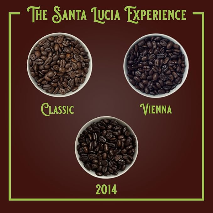Santa Lucia Coffee - 2014 Nicaraguan Roast Coffee - Rich in Minerals - Low Acididity - Natural Sweetness - Strong & Bold Flavor - Subtle Undertones & Smoothness - Ground - 16oz. (Pack of 5)