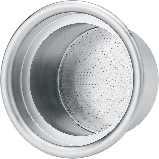Normcore 58mm to 49mm Step-Down Portafilter Basket Kit, CNC-machined From a Solid Block of 304 Stainless Steel, 0.18mm Holes, Includes Dosing Funnel, 49mm Puck Screen, 200 Papers Filter