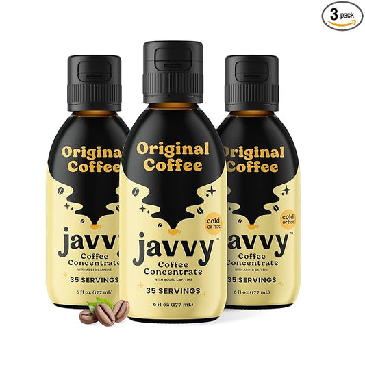 Coffee Concentrate - Cold Brew Coffee, Perfect for Hot or Iced Instant Coffees, Hot Drinks, Cold Brew Concentrate, 3 Pack - Original