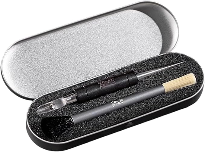 Coffee Latte Art Needle Set, 2-Piece Espresso Decorating Tools Barista Pattern Pens for Home Bar (Ebony)