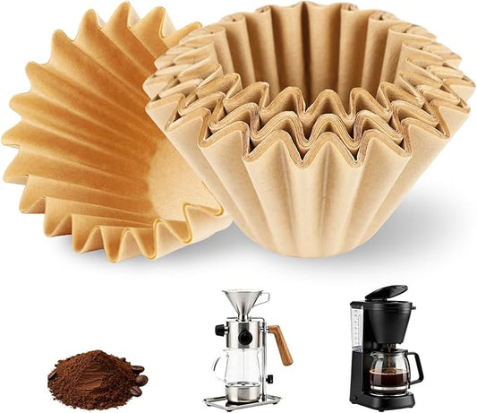 150 Count 5 Cup Coffee Maker Filters Compatible with Mr Coffee – Natural Unbleached Paper Coffee Filters, Disposable Coffee Filters for Mini Brew 5-Cup Brewers (150)