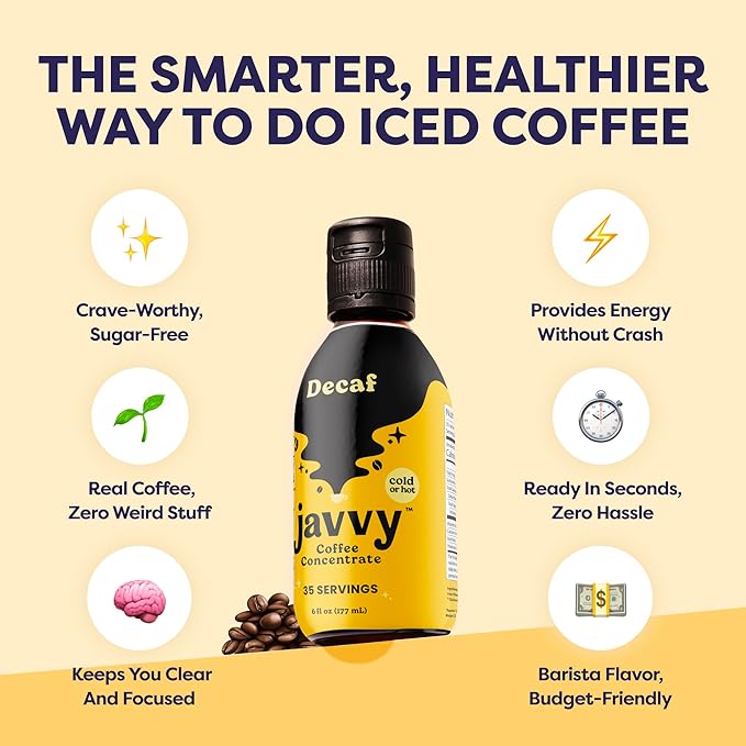 Coffee Concentrate - Cold Brew Coffee, Perfect for Hot or Iced Instant Coffees, Hot Drinks, Cold Brew Concentrate, 2 Pack - Original Decaf