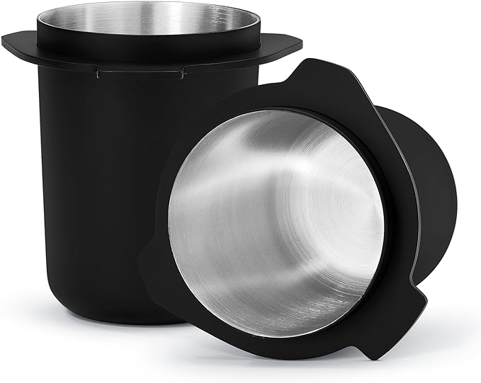 Normcore 53.3mm Portafilter Dosing Cup - 304 Stainless Steel - Matte Black - Non-stick coating Fits Breville Barista Express and 54mm Breville Machines
