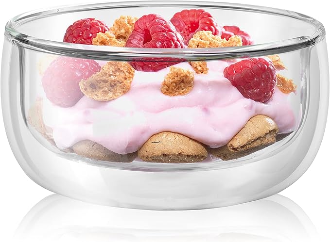 ZWILLING Sorrento 2-pc Double-Wall Glass Bowl Set, 9.4-oz, 280ml