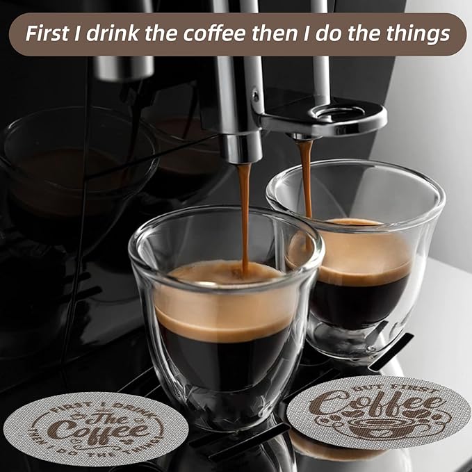 2 Pcs 53.3mm Espresso Puck Screen, 1.7mm Thickness 150 Micrometre Reusable Stainless Steel Coffee Filter Mesh Plate for Espresso Portafilter Filter Basket