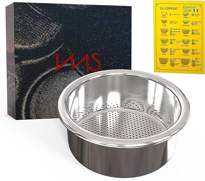 IMS 54mm Basket for Breville 18-22g Precision Portafilter Basket fits 54mm Tampers and Bottomless Portafilters