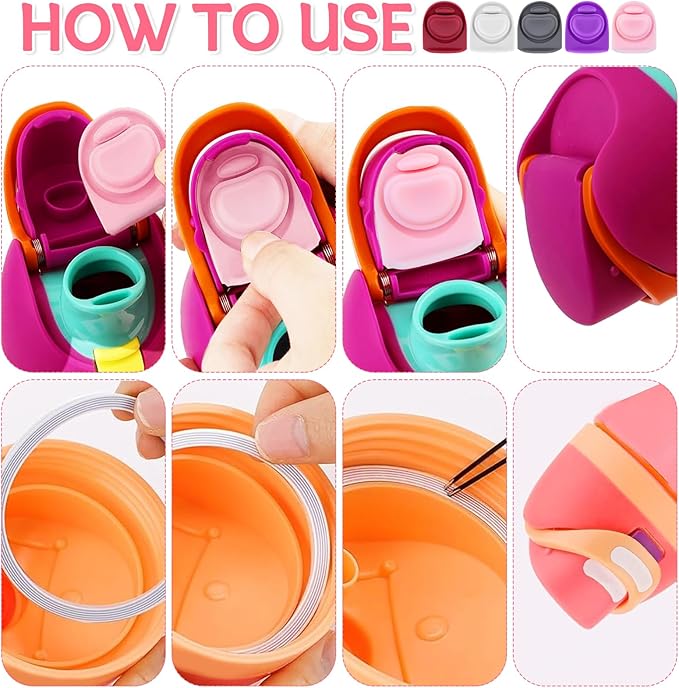 5 Sets Replacement Seal Gasket Stoppers for Owala Freesip 16oz 32oz Cap Mouth,Silicone O Sealing Ring Parts Water Bottle Top Lid Accessories for Owala Freesip 16/19/24/32/40oz（5 colors 1