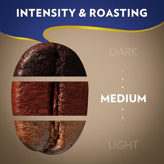 Lavazza Super Crema Whole Bean Coffee, Medium Espresso Roast, Arabica and Robusta Blend, 22 oz Bag (Pack of 2)