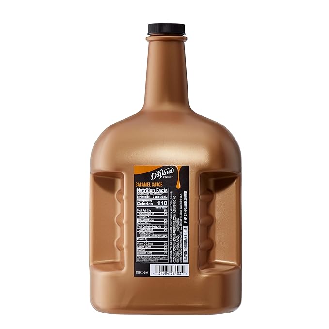 DaVinci Gourmet Caramel Sauce, 128 Fluid Ounces (Pack of 1)