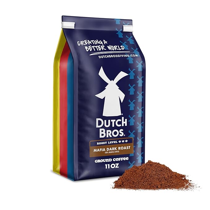 Dutch Bros® Mafia Dark Roast, Ground Coffee, Bagged 11oz