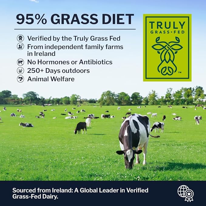 Opportuniteas Grass Fed Vanilla Whey Protein Isolate Powder - 22g Protein Powder Without Artificial Sweeteners, Hormone-Free Cows, Non GMO - 1lb