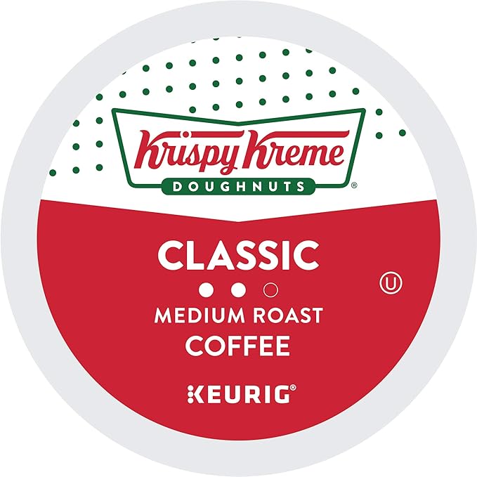 Krispy Kreme Classic Coffee, Keurig Single Serve K-Cup Pods, Medium Roast, 96 Count