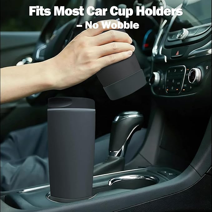 2pcs Silicone Boot for Owala SmoothSip Slider Coffee Tumbler 20oz 12oz, Anti-Slip Sleeve for Travel Coffee Mug, Protective Accessories for Owala BPA Free (Off the Grid)