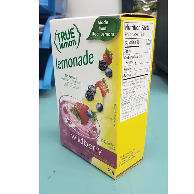 True Lemon WILDBERRY LEMONADE (Pack of 4) 10ct each box. True Citrus