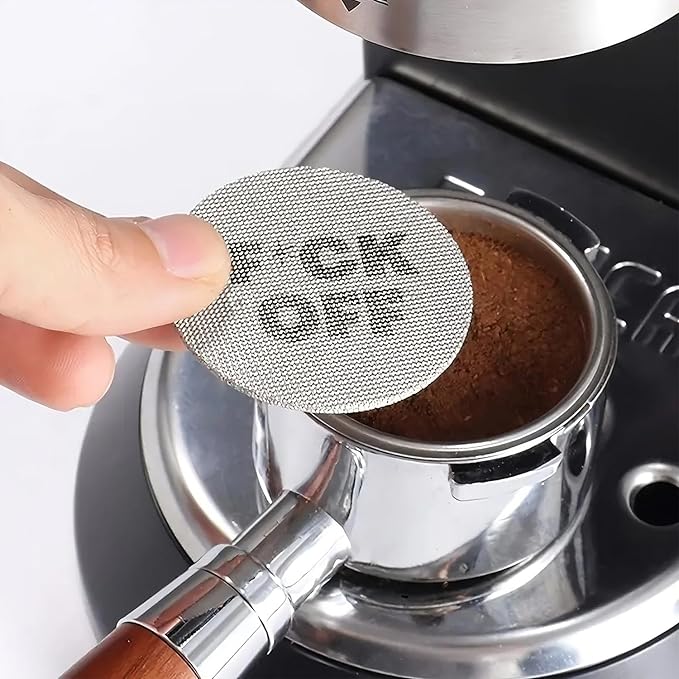 Mad Pucks (3Pack) Espresso Puck Screens for Breville - Reusable Coffee Filter Screens – Compatible with 51mm, 53.3mm, and 58.5mm Portafilters - 1.7mm Thickness - 316 Stainless Steel (51mm)