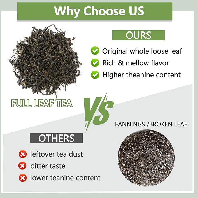 RIANTEA Organic Gardenia Green Tea Bags, Cold & Hot Brew Sencha Tea, Naturally Sugar Free Low Caffeine Teabag, Premium Original Leafy Green Tea Pods