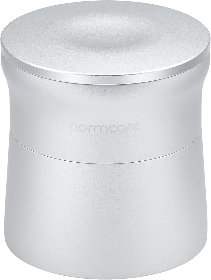 Normcore 51mm 2-in-1 Magnetic Dosing Cup, Espresso Dosing Funnel with Portafilter Dosing Shaker, Barista Grinder Dosing Tools Fit 51mm Delonghi Portafilter, Silver
