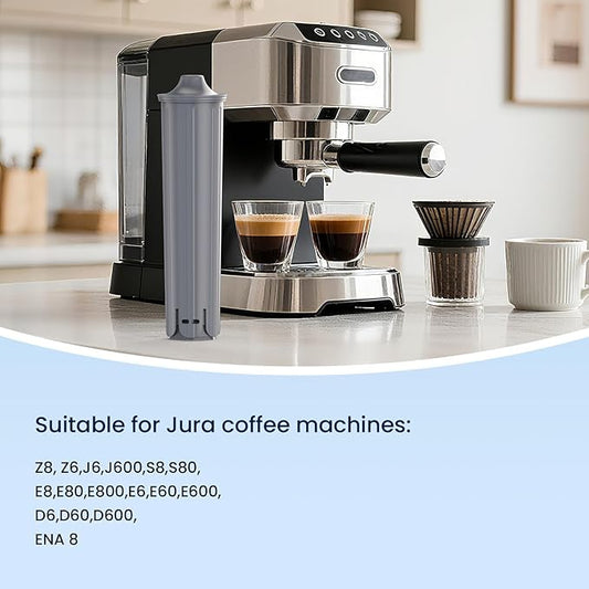 GLACIER FRESH Water Filter Compatible with Jura 71794 Claris Smart+ Filter Cartridge, Fits E6, E8, Z8, Z6, J6, ENA8 Coffee Machines, NSF/42 Certified, 1 Pack