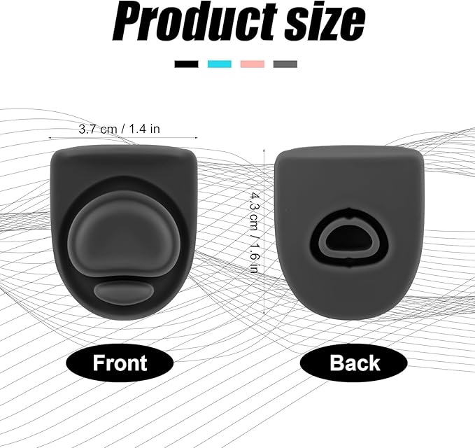 4pcs Replacement Stopper Compatible with Owala FreeSip 24oz 32oz, Water Bottle Top Lid Gasket for Owala 19/24/32/40oz Seal Bottle Cap Mouth Stopper Part Silicone Plug Accessories BPA-Free (4 Colors)