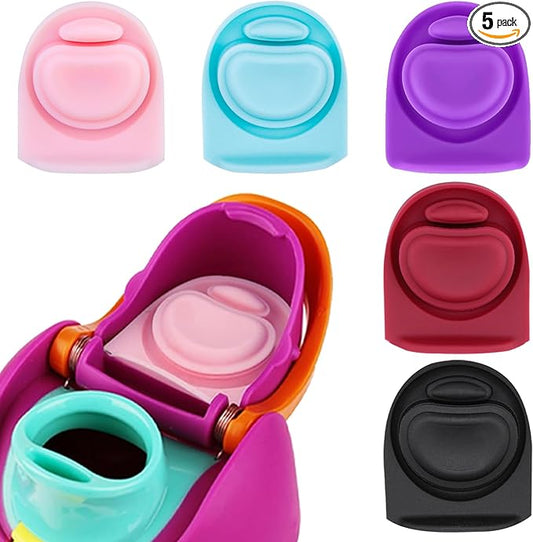 5pcs Replacement Stopper Seal Compatible with Owala FreeSip 24oz 32oz,Water Bottle Lid Insert Cap Rubber Seal Parts for Owala 16/19/24/32/40oz Spout Gasket Mouth piece Accessories F3