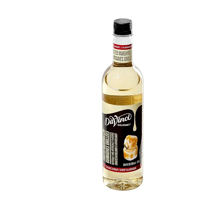 DaVinci Gourmet Classic Toasted Marshmallow Syrup, 25.4 Fluid Ounces (Pack of 4)