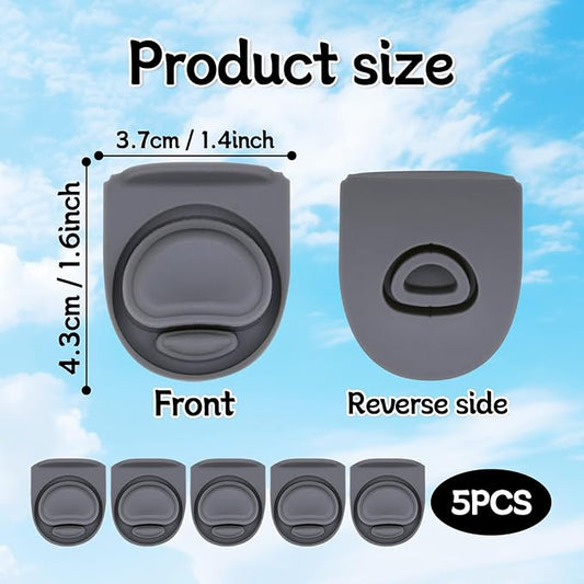5 Pcs Replacement Rubber Seal Stopper Compatible with Owala FreeSip,Water Bottle Top Gasket Lid for Owala 16/19/24/32/40oz Bottle Mouth Cap Silicone Stoppers Parts Insert Accessories 5PB-A3