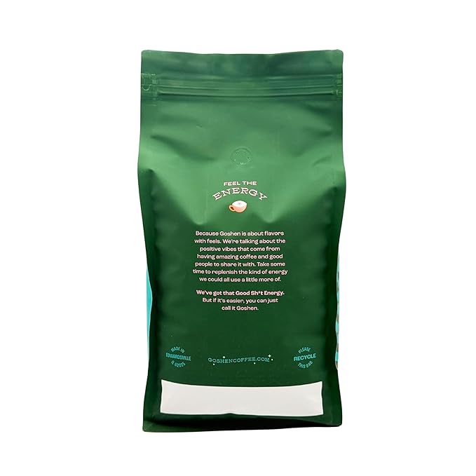 Goshen Coffee Roasters Whole Bean Black Dog Espresso Blend | Dark Roast, Espresso or Brewed | Award-Winning, Natural and Washed | Roasted Nuts, Molasses, Dark Cocoa Flavors | 5 lb Bag