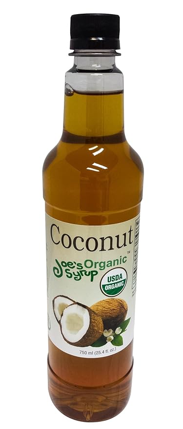 Joe’s Syrup Organic Flavored Syrup, Organic Coconut, 750 ml