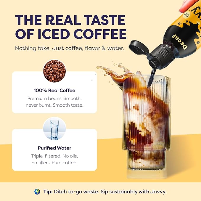 Coffee Concentrate - Cold Brew Coffee, Perfect for Hot or Iced Instant Coffees, Hot Drinks, Cold Brew Concentrate, 3 Pack - Original Decaf