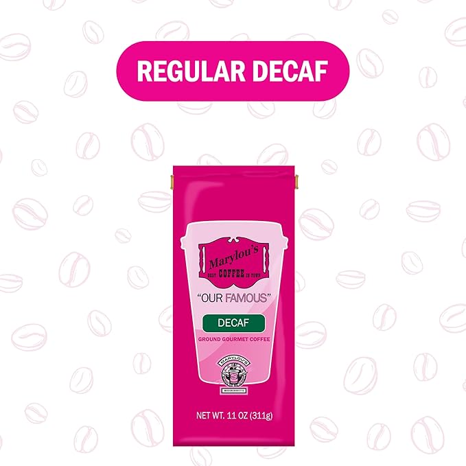 Marylou’s Coffee – Regular Blend Decaf – Ground Gourmet Coffee – 11 oz
