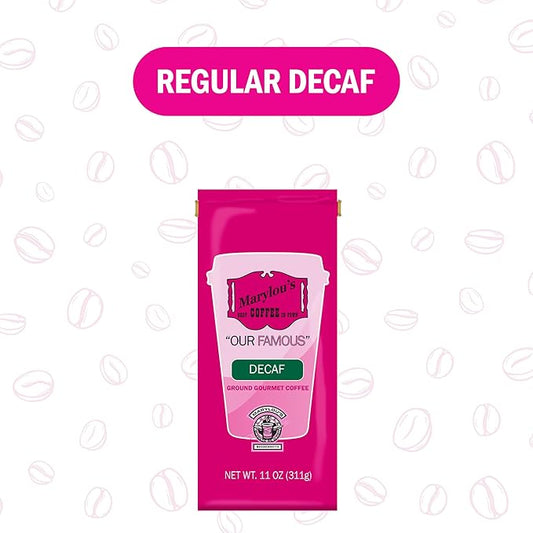 Marylou’s Coffee – Regular Blend Decaf – Ground Gourmet Coffee – 11 oz