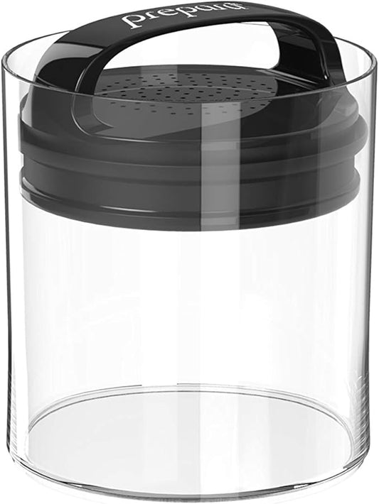 Prepara Evak Fresh Saver Plastic Food Storage, Medium/Short, Black