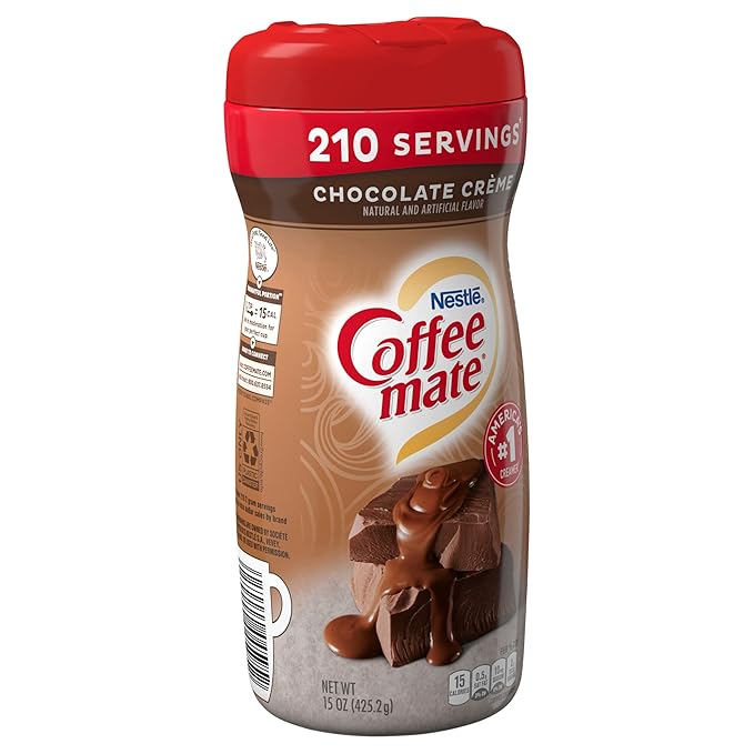 Coffee-mate Nestle Coffee Creamer Creamy Chocolate, 10.2 Ounce (Pack of 1), 11001398