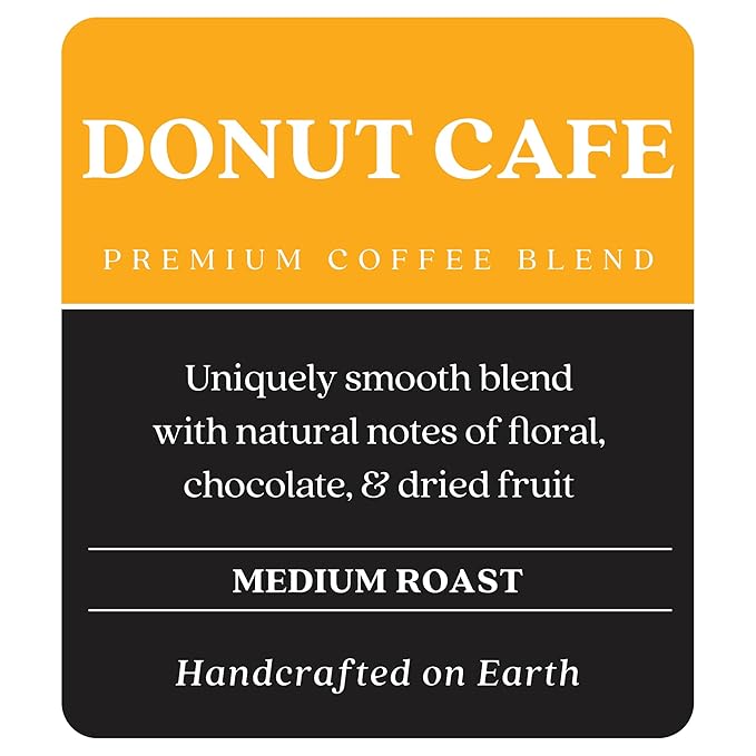 Copper Moon Single Serve Coffee Pods for Keurig K-Cup Brewers, Medium Roast, Donut Café Blend, 80 Count