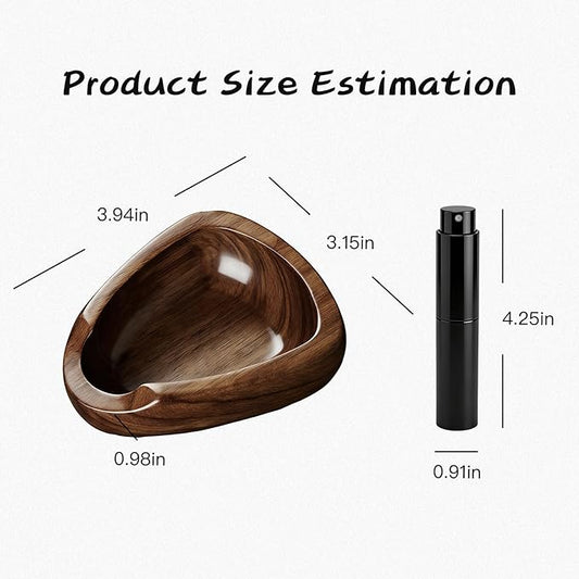 2 Coffee Bean Spray Bottles with Walnut Wood Dosing Cup Set – Anti-Static Spray for Coffee Beans, Espresso Bar Walnut Dosing Cup Accessories