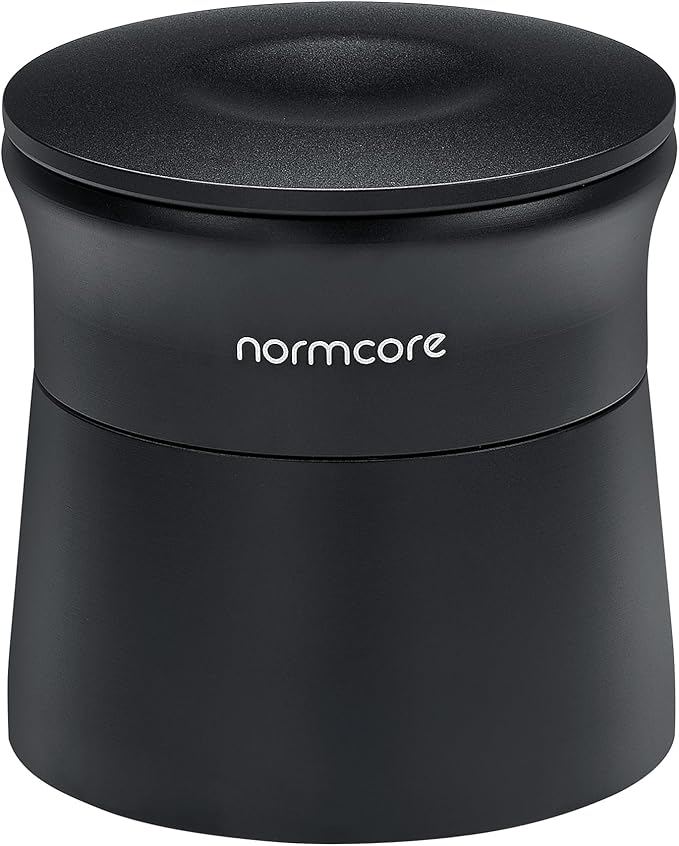 Normcore 58mm 2-in-1 Magnetic Dosing Cup, Espresso Dosing Funnel with Portafilter Dosing Cup, Barista Coffee Grinder Dosing Tools Fit 58 mm Basket, Matte Black Anodized Aluminum, New Upgraded