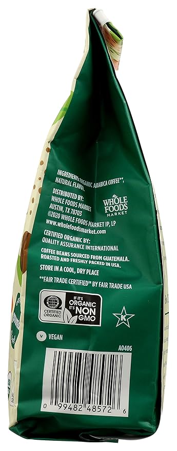 365 by Whole Foods Market, Organic Caramel Ground Coffee, 12 Ounce (Pack of 2)