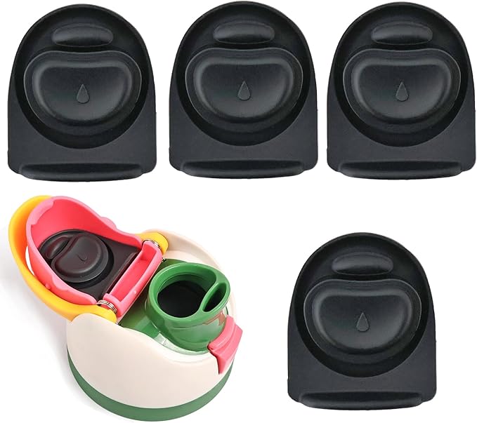 4PCS Replacement Silicone Rubber Seal for Owala FreeSip, Gasket Stopper Compatible with Owala Water Bottle Lid Parts 16/19/24/32/40oz, Leakproof, BPA-Free, Gasket Only
