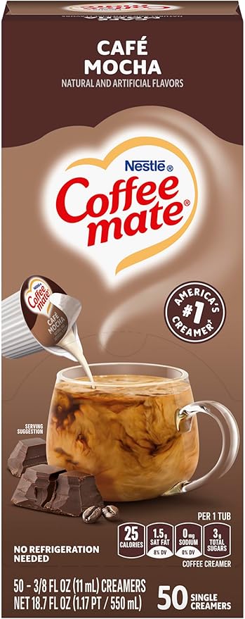 Coffee mate Nestlé® Coffee Creamer Café Mocha - liquid creamer singles