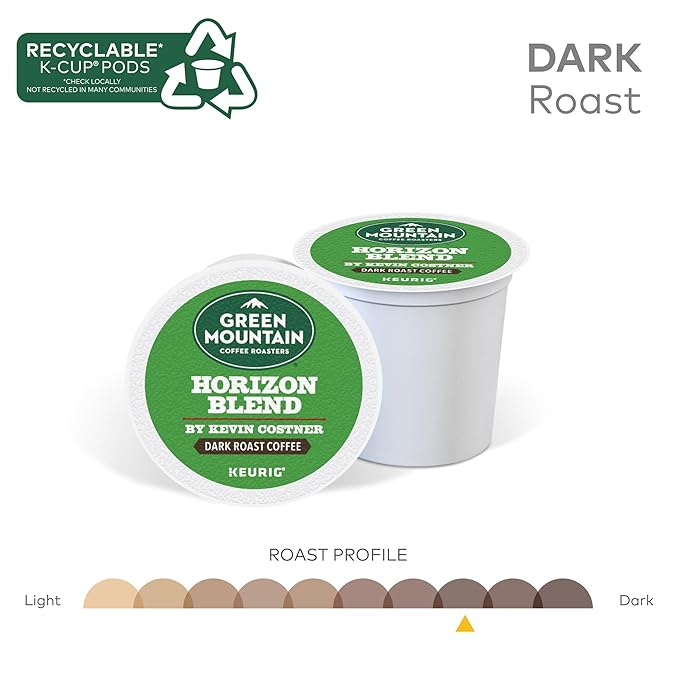 Green Mountain Coffee Roasters® Horizon Blend Coffee by Kevin Costner, Single Serve Keurig® K-Cup® Pod, 96 Count