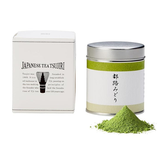 TSUJIRI Matcha - Tsuji Midori (30g / 1.06oz) - Ceremonial Grade Matcha Powder - Authentic Japanese First Harvest Matcha Green Tea - Uji, Kyoto, Japan, 1860