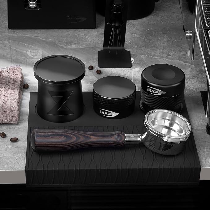 IKAPE 54mm Espresso Powder Receiver Cup, Coffee Powder Receiver Container, Suitable for 54mm Breville Portafilters (z-graphs)