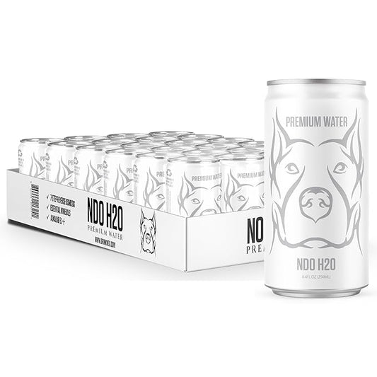 NO DAYS OFF Premium Water - 24 Pack, 8.4 fl oz, Still - 8.1 pH Alkaline Water, Ultra-Purified Reverse Osmosis with Electrolytes & Minerals - Calcium, Magnesium, Potassium - On-the-Go and Bulk Size