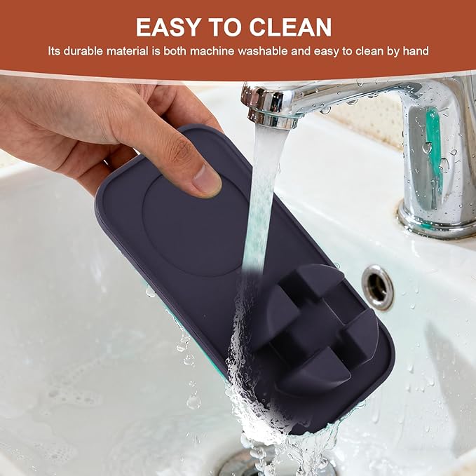 Tamping Mat for Ninja Luxe Cafe Espresso Machine ES601/ES701 – Food-Grade Silicone Base Tamper Holder – Non-Slip Tray Accessories for Ninja Luxe Cafe