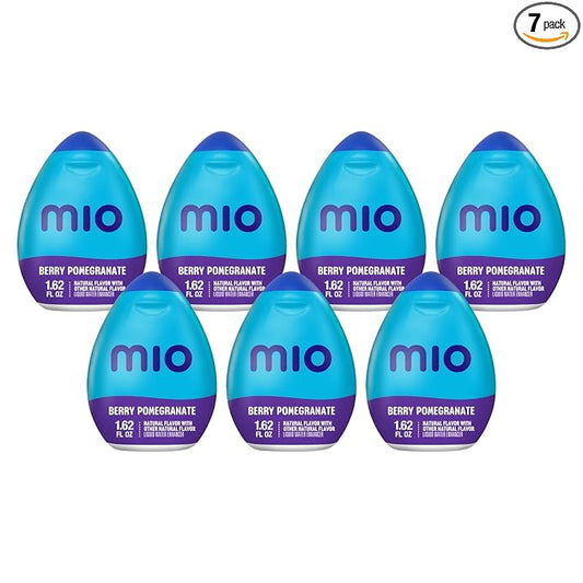 Mio Liquid Water Enhancer, Berry Pomegranate, 1.62 OZ, (Pack of 7)